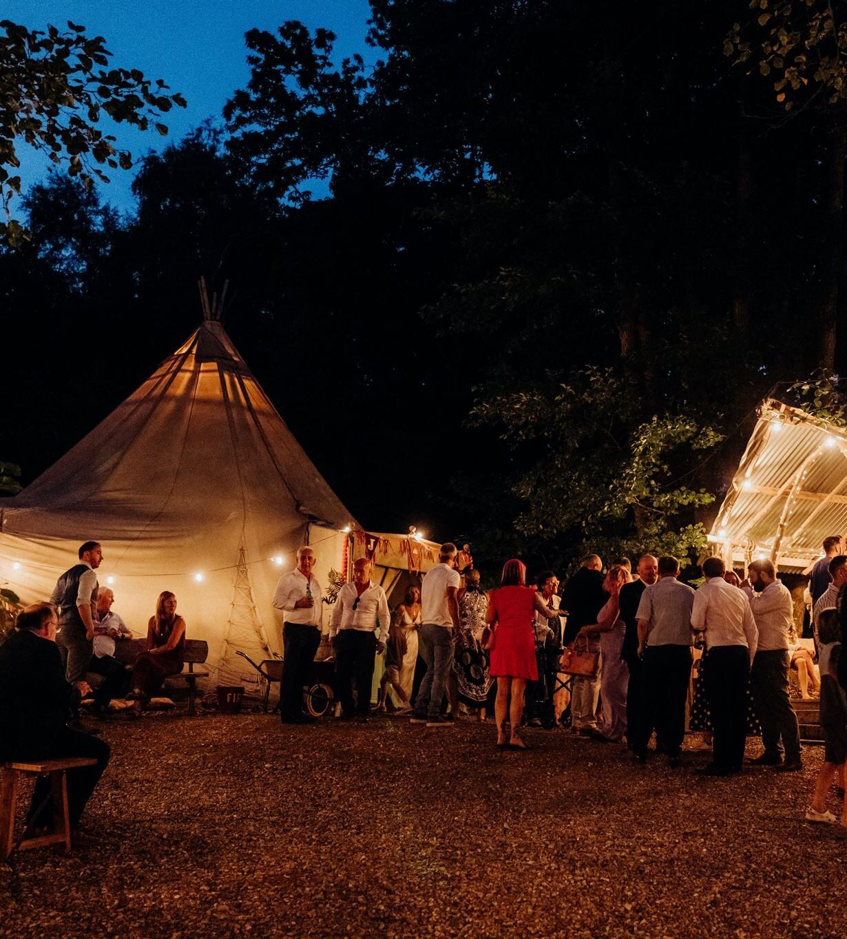 The Wilderness glade at Night Time.